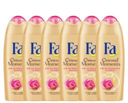 6x Fa Oriental Moments Shower Cream With Desert Rose Scent 250ml / 8.45fl oz