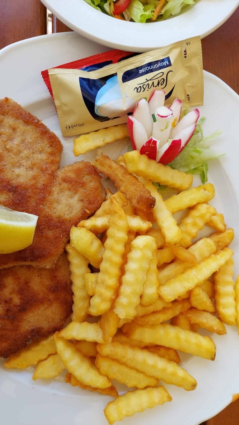 Wiener Schnitzel with Fries from Germany
