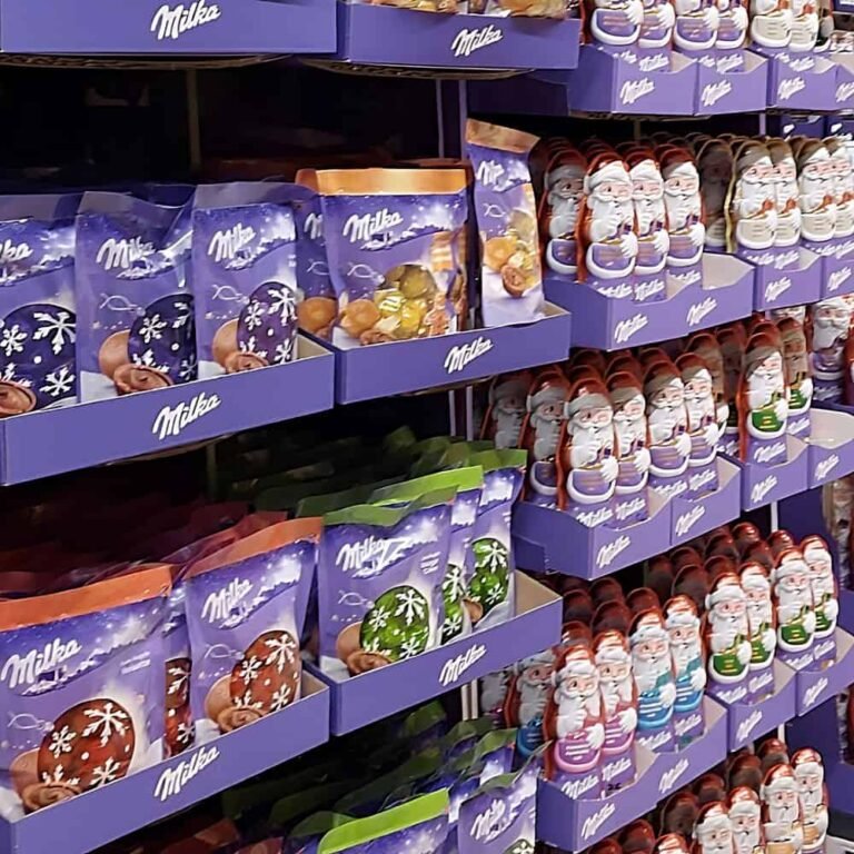 Milka Christmas chocolate from Germany