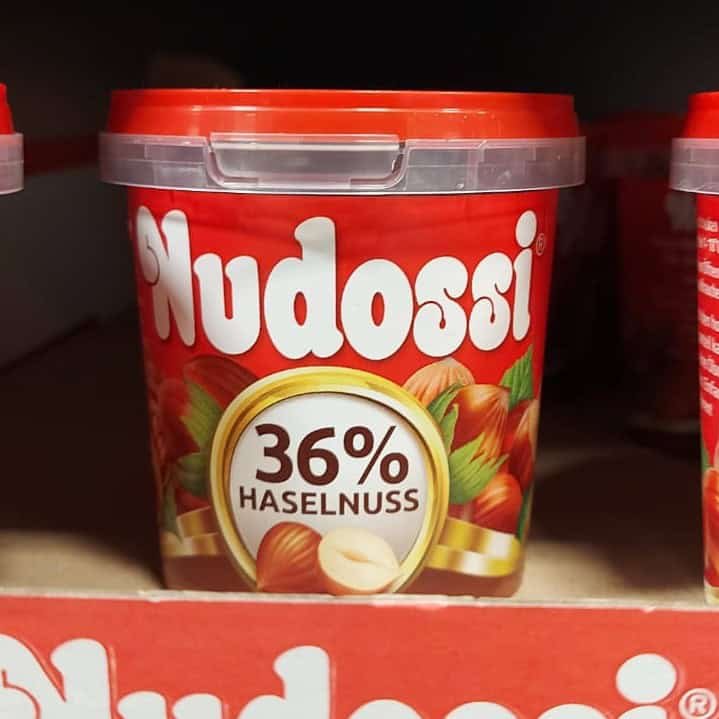 Nudossi Hazelnut Nougat Spread: A Nutty Delight from Germany