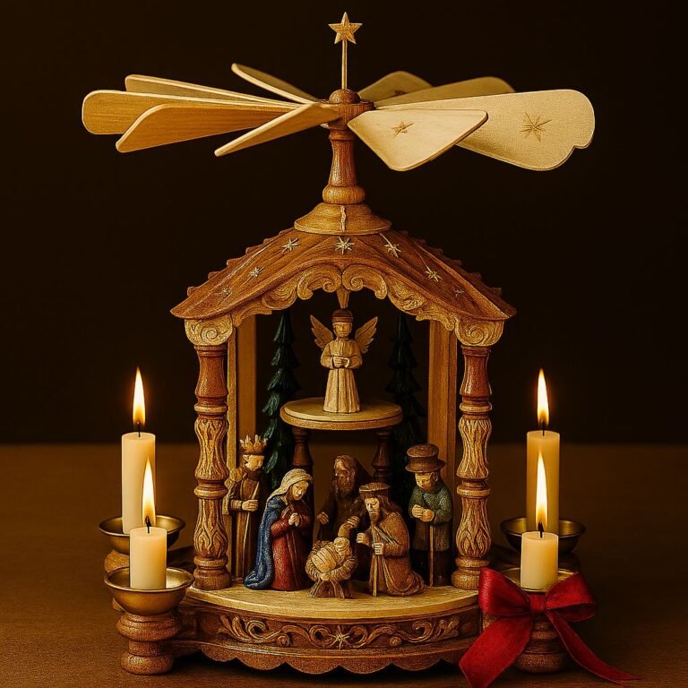 German Christmas Pyramids: Authentic Erzgebirge Wooden Holiday Decor Guide