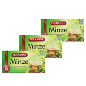 3x Teekanne Mint Peppermit Tea Minze Herbal Tea Bags - 45g / 1.5 oz.