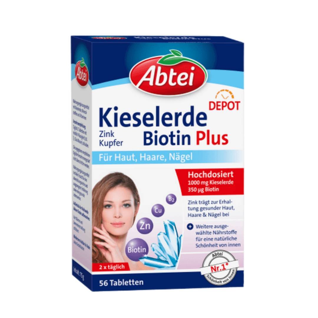 Abtei Kieselerde Biotin Plus - 56 tbl