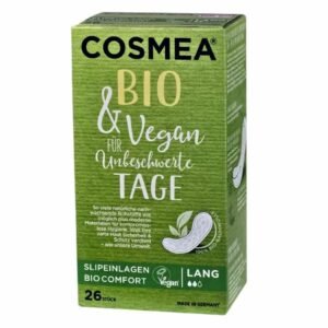 COSMEA Organic & Vegan Panty Liners - fragrance-free - Long