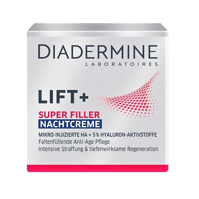Diadermine Lift+ Super Filler Hyaluron Anti-Age Night Cream - 50 ml / 1.69 Fluid Ounces