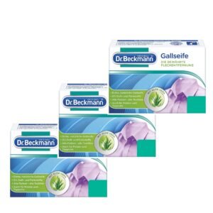 3x Dr. Beckmann Gallseife gall soap bar stain remover from Germany - 100g/3.2oz