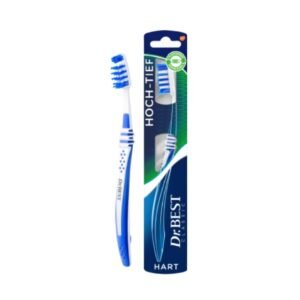 Dr. Best Classic High-Low Toothbrush (Hard Bristles)