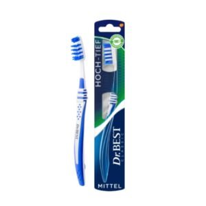 Dr. Best Classic High-Low Toothbrush (Medium Bristles)