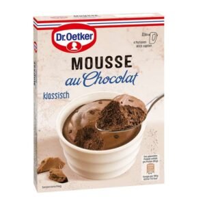 Dr. Oetker Mousse Classic Chocolate with chocolate chips - from Germany - 92g / 3.2oz