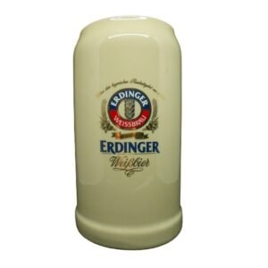Erdinger Weissbrau German Beer Stein Erding Weissbier Weizen 1L Masskrug / 33.8 fl oz