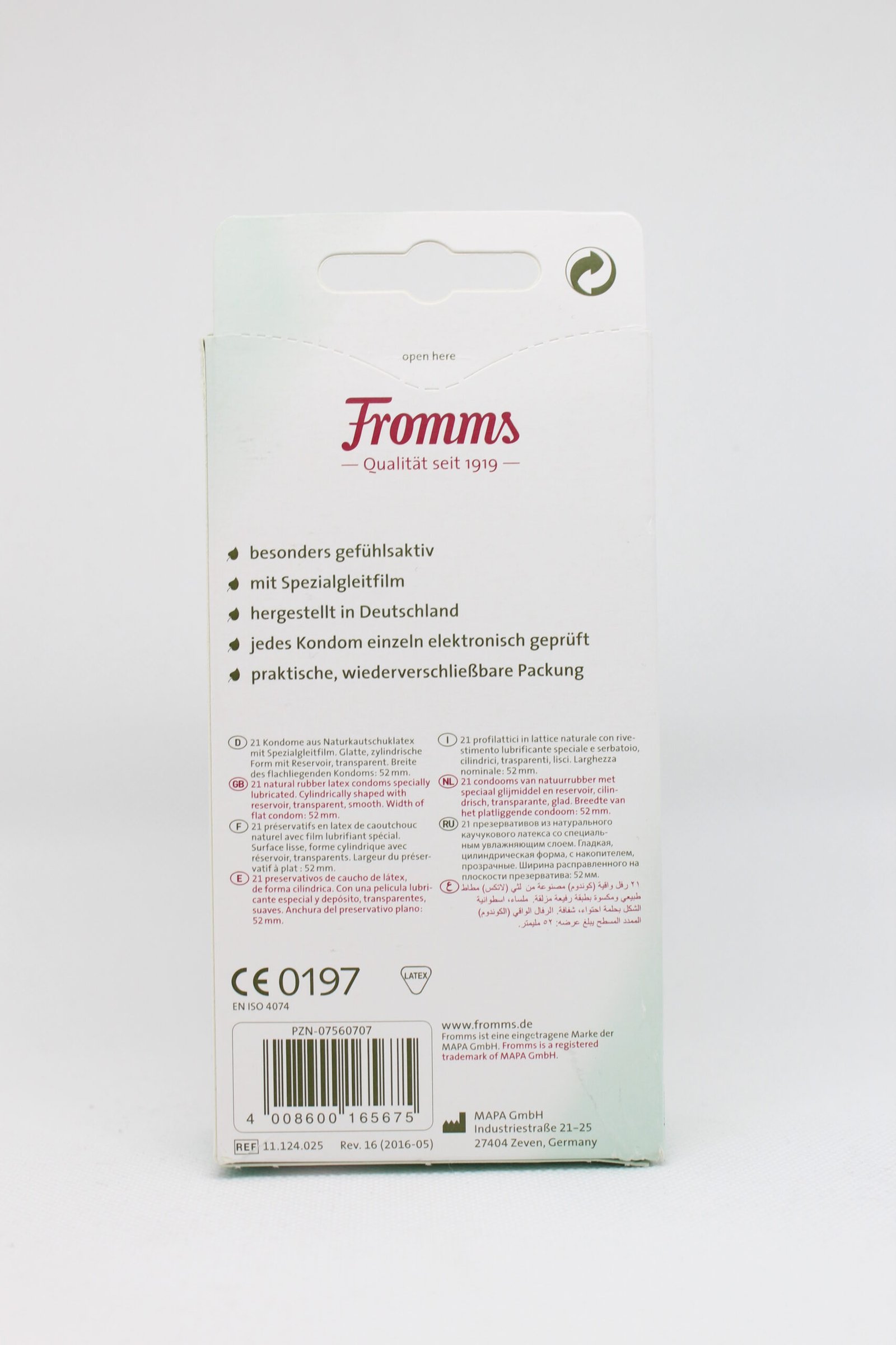 Fromms FF Condoms True Feel with special lubricating film (21 piece) - Image 2