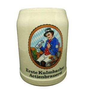 Erste Kulmbacher Actienbrauerei Beer Stein 0,5 L / 16.9 Fluid Ounces