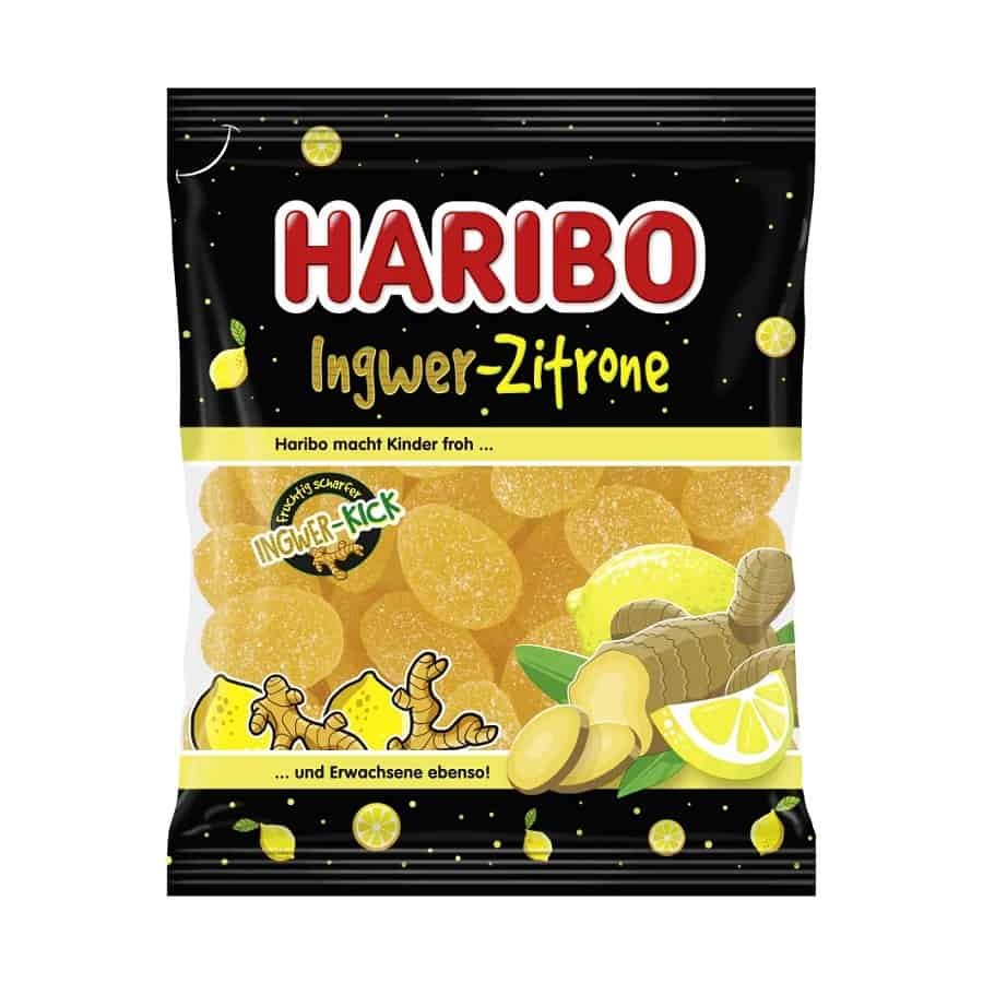 HARIBO Ginger-Lemon - Gummi Candy from Germany - 175g / 6.1 oz