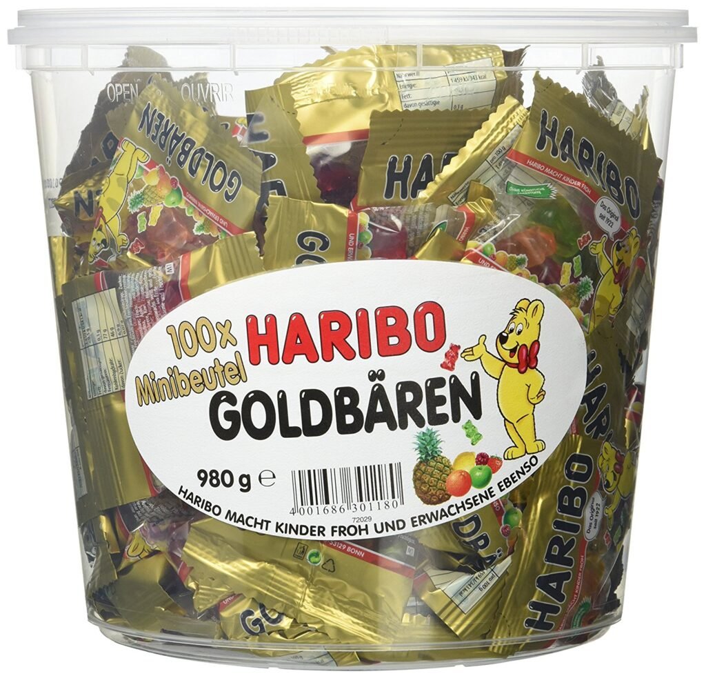 Haribo Gold Bears Minis Goldbären in 100 Mini Bags
