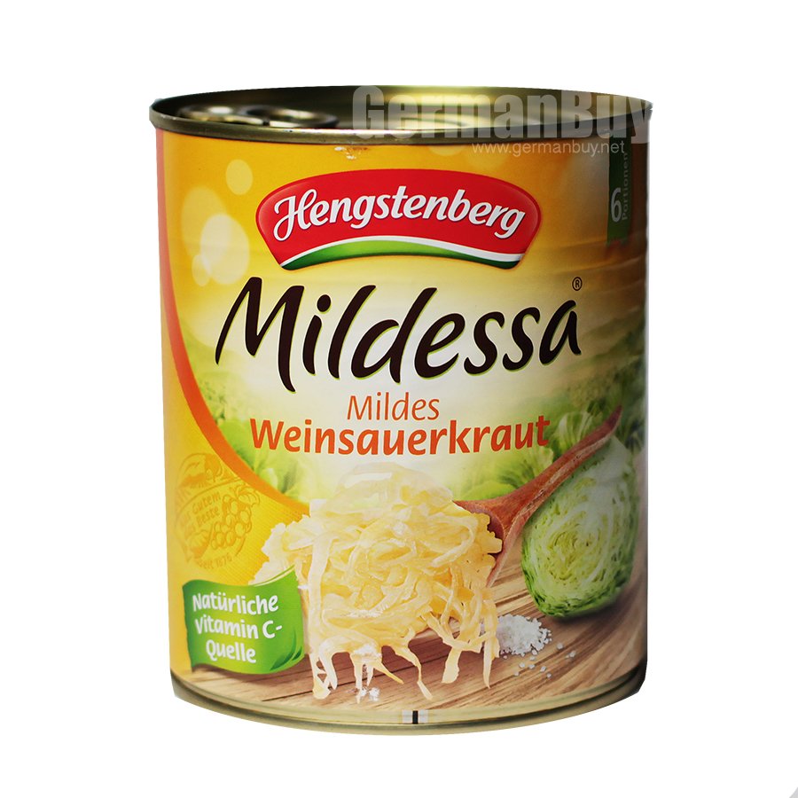 Hengstenberg German Sauerkraut Mildessa Classic Mild