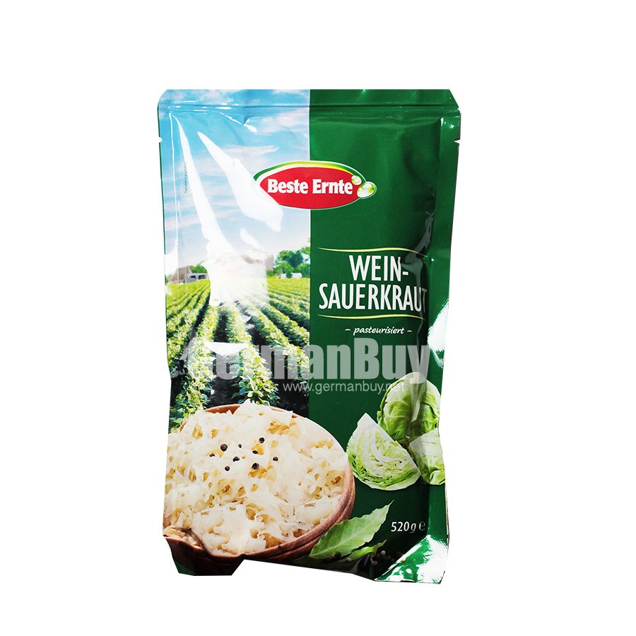 Traditional German Sauerkraut in bag 500g / 17.6 oz