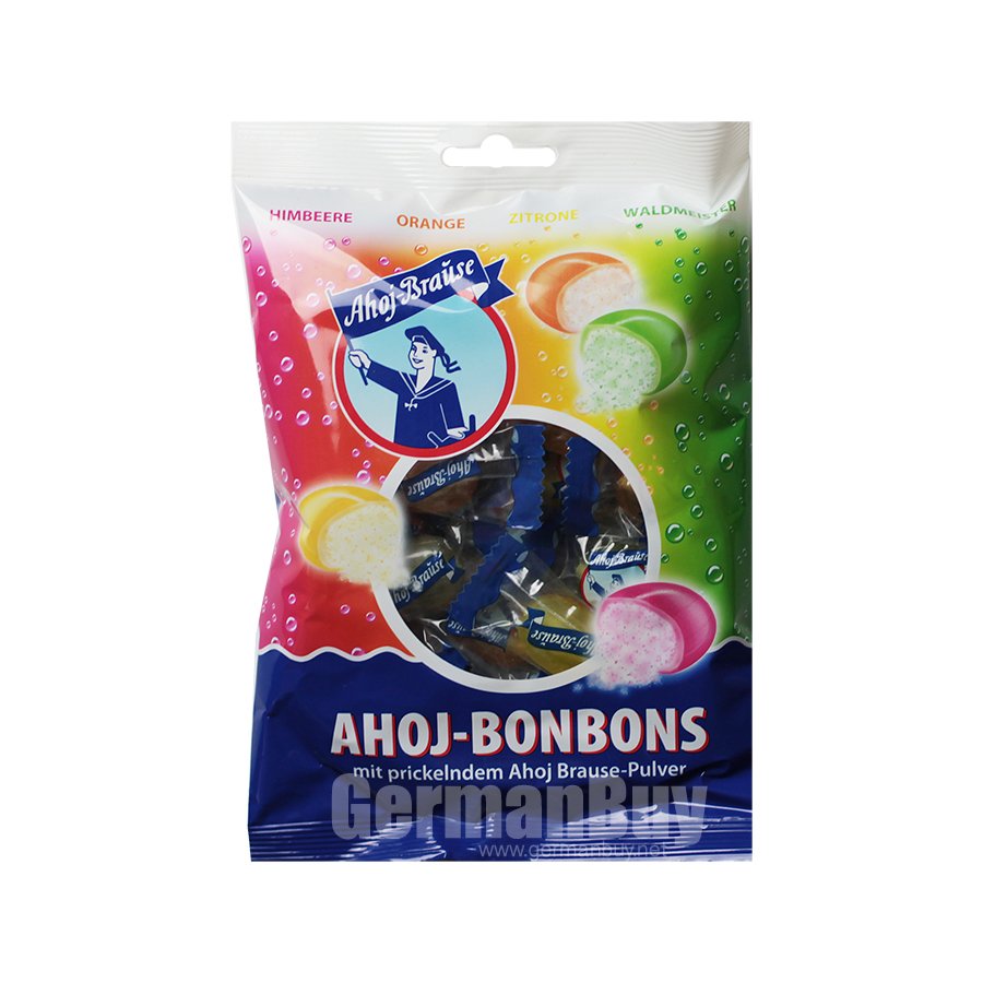 Frigeo Ahoj Brause Bonbons Fizzy Filled With Ahoj Lemonade Powder