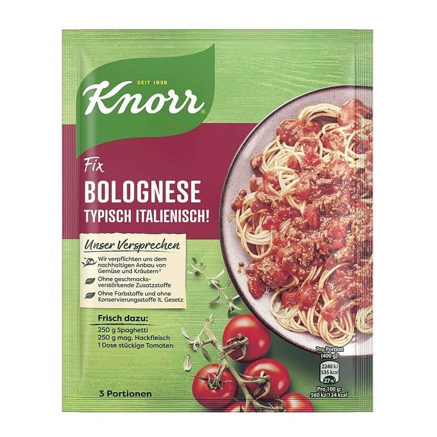Knorr Fix Bolognese Typically Italian 42g / 1.4oz