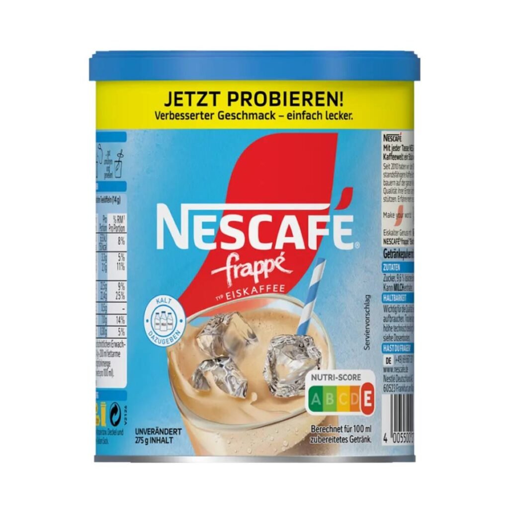 German Nescafé Frappé Instant Iced Coffee