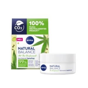 NIVEA Natural Balance Soothing Day Cream with organic hempseed oil - 50ml / 1.6 fl oz