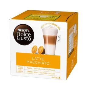 Nescafe Dolce Gusto Latte Macchiato Coffee Capsules - 8 Servings