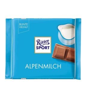 Ritter Sport Alpine Milk Chocolate - from Germany - 100g / 3.5oz