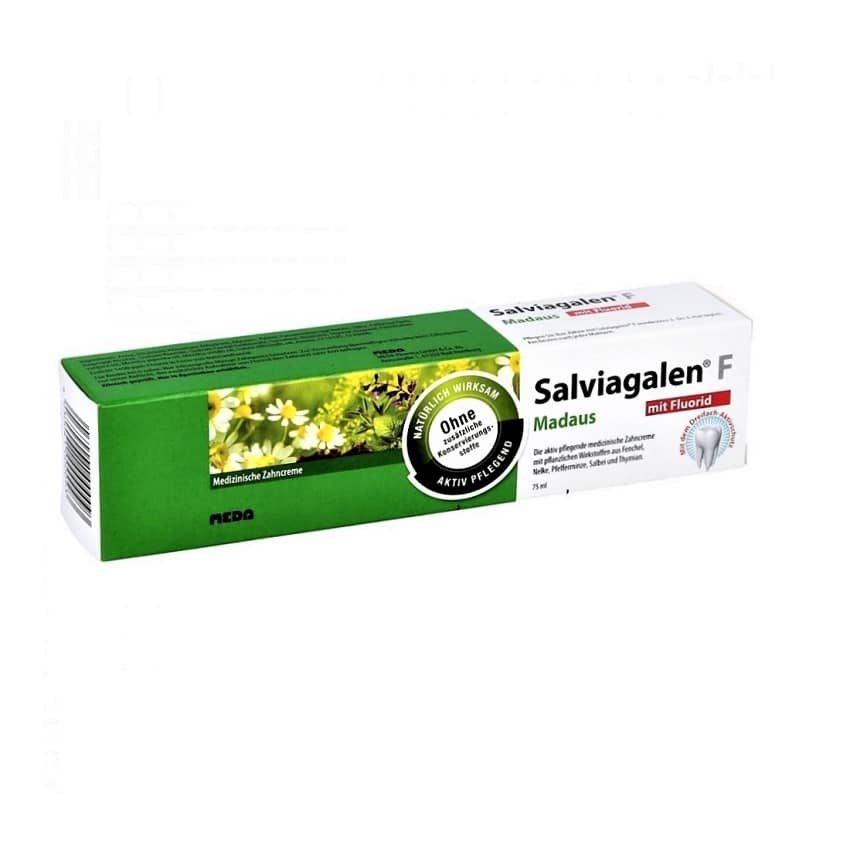 Salviagalen F Madaus Toothpaste w/ fluoride 75ml / 2.5 Fluid Ounces
