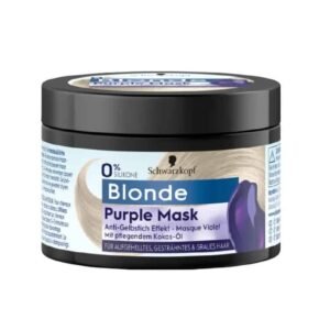 Schwarzkopf Blonde Purple Mask with anti-yellowing effect - from Germany - 150 ml / 5 fl oz