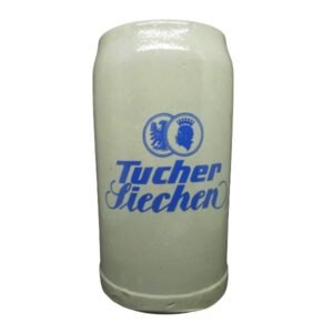 Tucher Siechen Germany Beer Stein Stoneware Mug 1L Masskrug / 33.8 fl oz