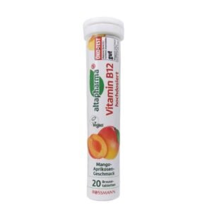 altapharma Vitamin B12 Effervescent Tablets w/ Mango Apricot Flavour from Germany