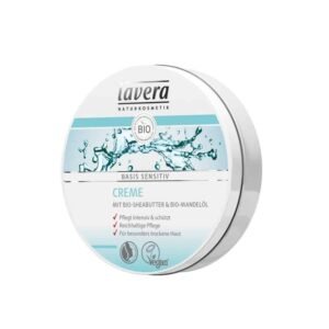 Lavera Basis Sensitive Care Cream with Organic Shea Butter & Organic Almond 150ml / 5 Fluid Ounces
