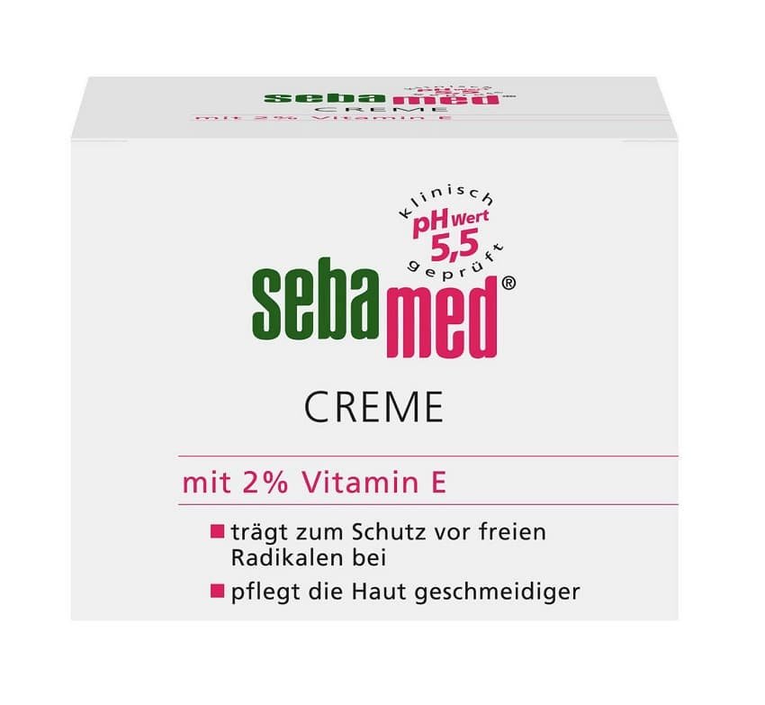 sebamed Day Cream with 2% Vitamin E - pH 5.5 - from Germany 75 ml / 2.5 Fluid Ounces
